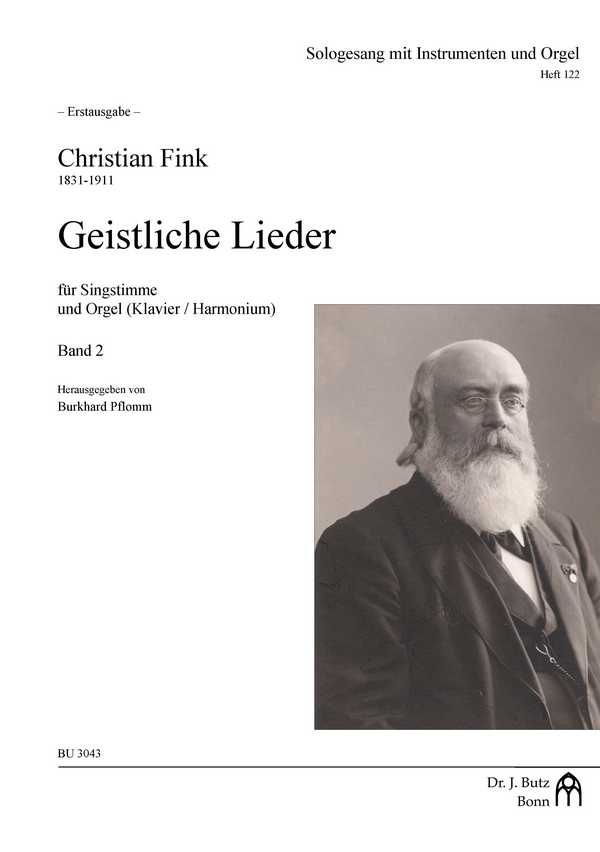 Geistliche Lieder Band 2  für Singstimme und Klavier/Orgel/Harmonium  