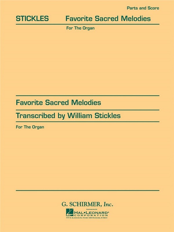 Favorite Sacred Melodies for the Hammond Organ&nbsp;&nbsp;Orgel&nbsp;&nbsp;Buch