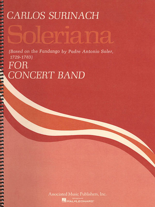 Carlos Surinach, Soleriana  Concert Band  Partitur