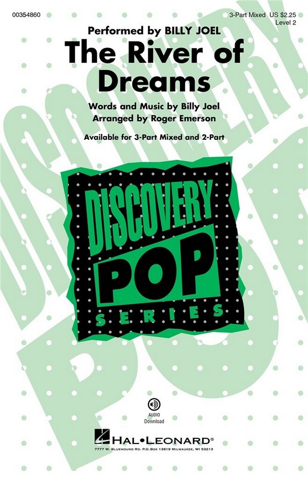 The River of Dreams&nbsp;&nbsp;for 3-part mixed choir&nbsp;&nbsp;choral score