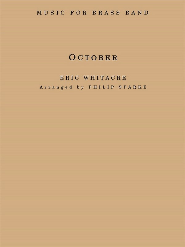 October  for brass band  score and parts