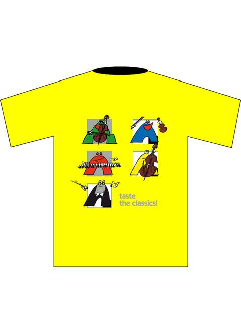 Kinder T-Shirt 'Classics' (S), gelb&nbsp;&nbsp;&nbsp;&nbsp;