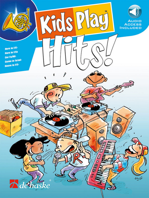 0, Kids Play Hits!  F/Eb Horn  Buch + Online-Audio