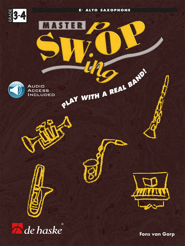 Master Swing Pop (Swop) (+Online-Audio)  for alto saxophone   