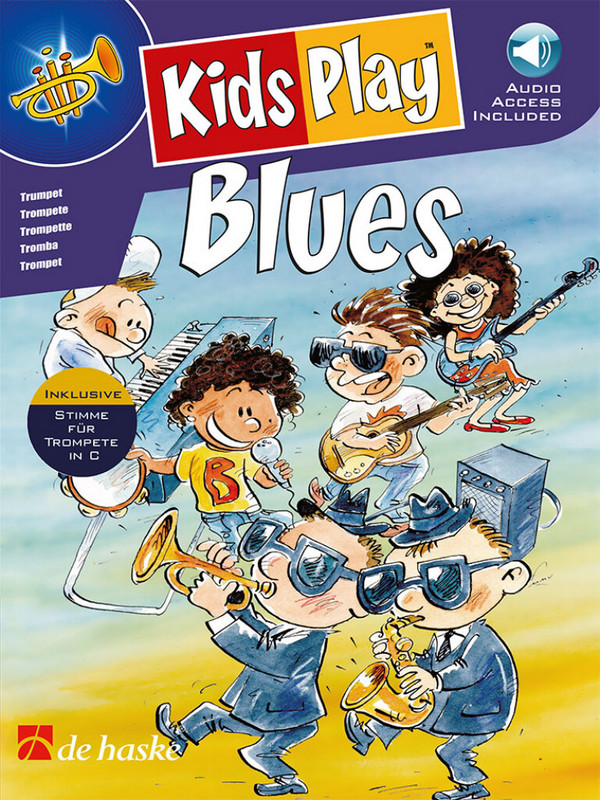 Kids Play Blues (+Online Audio)  für B- und C-Trompete   