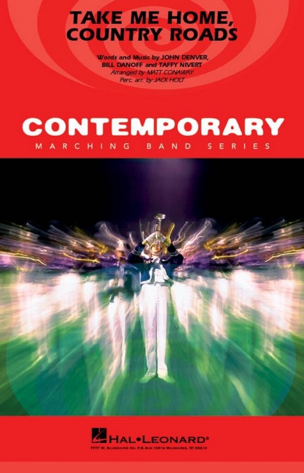 Take Me Home, Country Roads  for marching band  score and parts