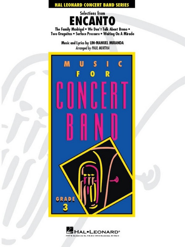Lin-Manuel Miranda, Selections from Encanto&nbsp;&nbsp;for concert band&nbsp;&nbsp;score and parts