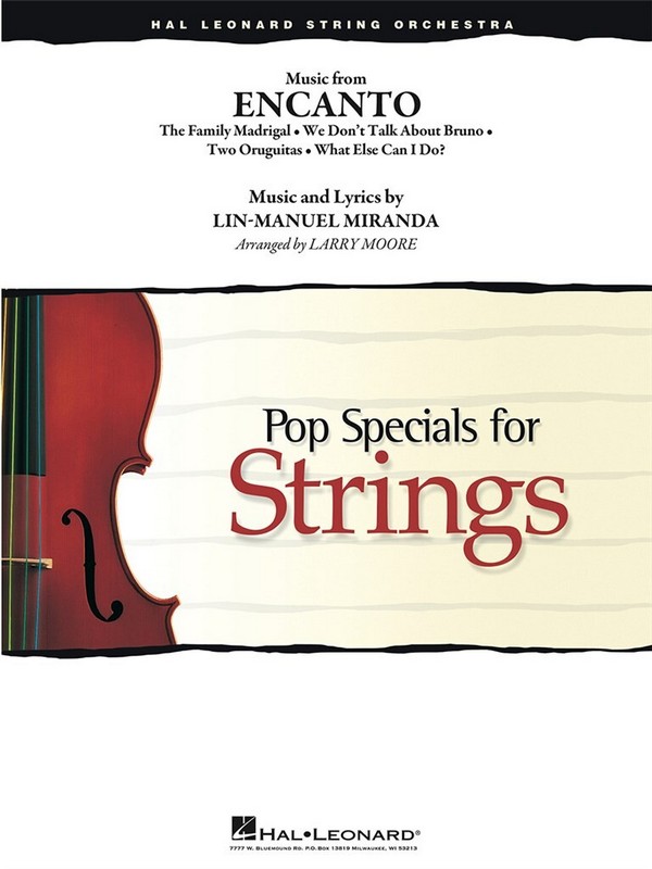 Music from 'Encanto'&nbsp;&nbsp;for string orchestra&nbsp;&nbsp;score and parts