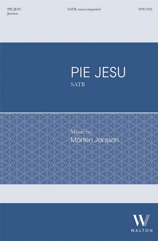 Pie Jesu  for mixed choir a cappella  score