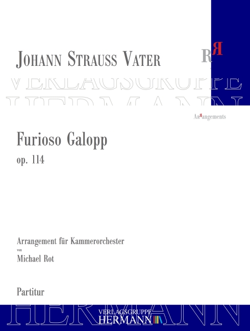 Strauss (Father), Johann, Furioso Galopp op. 114&nbsp;&nbsp;Kammerorchester&nbsp;&nbsp;Partitur