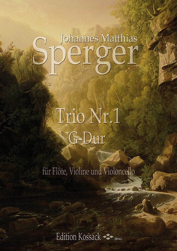 Sperger, Johann Matthias  Trio Nr. 1 G-Dur  Flöte, Violine und Cello  