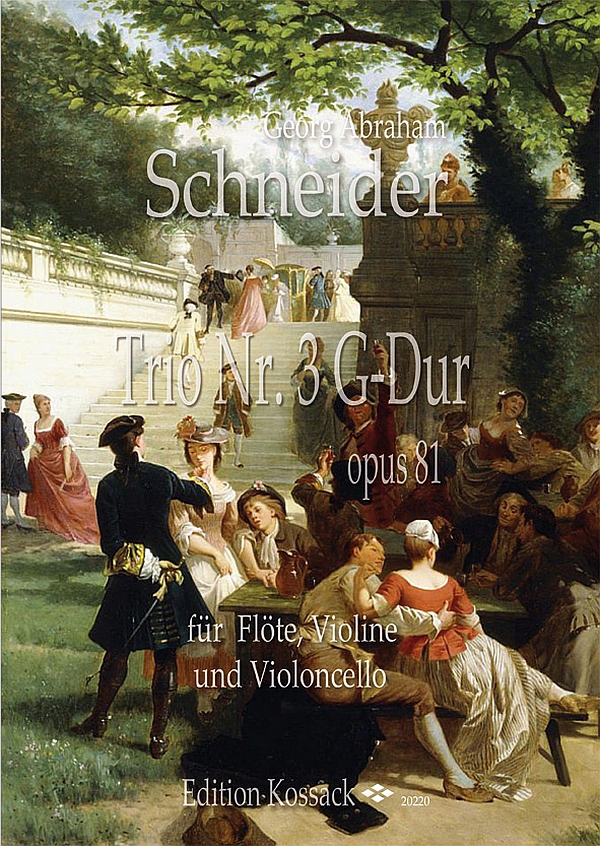 Trio C-Dur Nr.3 op.81 &nbsp;&nbsp;für Flöte, Violine und Cello &nbsp;&nbsp;Partitur und Stimmen