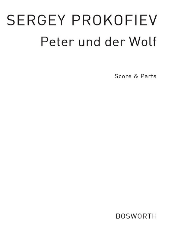 Peter und der Wolf  for flexible winds and piano  score and parts