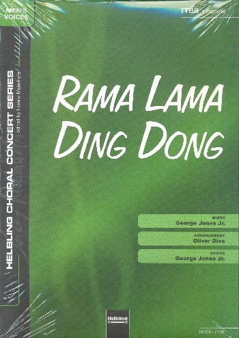 Rama lama ding dong&nbsp;&nbsp;für Männerchor (TTBB) a cappella&nbsp;&nbsp;Partitur