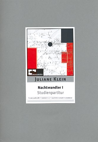 Nachtwandler Nr.1&nbsp;&nbsp;für Männerstimme und 5 Instrumente&nbsp;&nbsp;Studienpartitur
