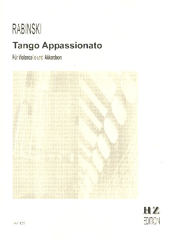 Tango appassionato  für Violoncello und Akkordeon  Partitur und Stimmen