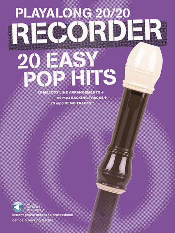Playalong 20/20 Recorder (+Download Card)&nbsp;&nbsp;for soprano recorder&nbsp;&nbsp;