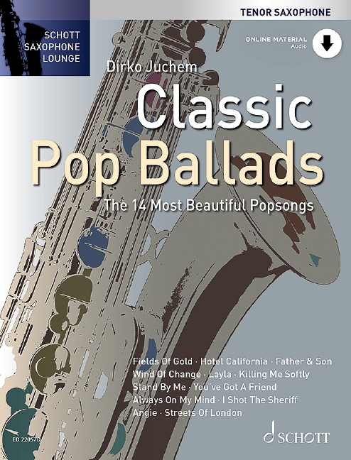 Classic Pop Ballads (+Online Audio)&nbsp;&nbsp;für Tenorsaxophon und Klavier&nbsp;&nbsp;