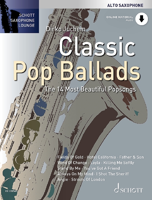 Classic Pop Ballads (+Online Audio)&nbsp;&nbsp;für Altsaxophon und Klavier&nbsp;&nbsp;