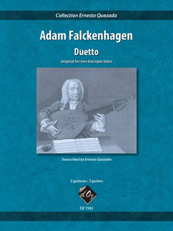 Duetto pour 2 baroque lutes&nbsp;&nbsp;pour 2 guitares&nbsp;&nbsp;partition et parties