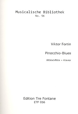 Pinocchio-Blues  für Altblockflöte und Klavier  