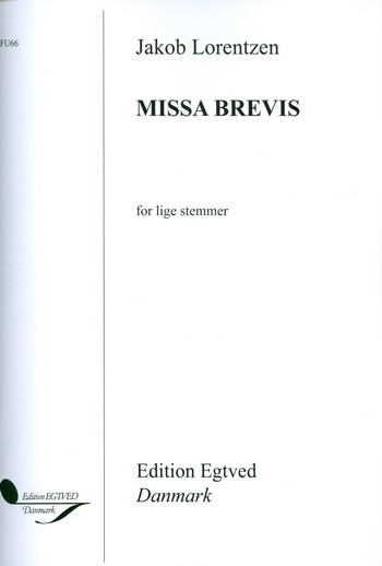 Missa brevis  for female chorus and organ  score