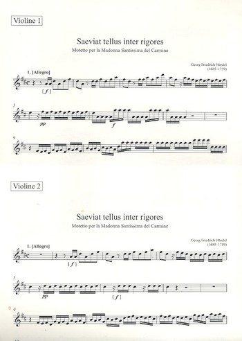 Saeviat tellus inter rigores&nbsp;&nbsp;für Sopran, 2 Oboen, Streicher und Bc&nbsp;&nbsp;Instrumentalstimmen (Oboen-3-2-1-2)