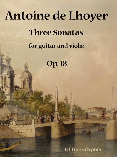 3 Sonaten op.18&nbsp;&nbsp;for violin and guitar&nbsp;&nbsp;parts