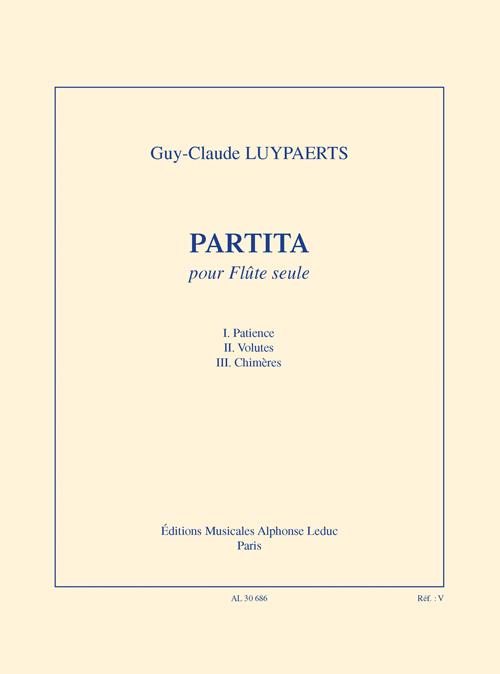 Partita&nbsp;&nbsp;pour flûte&nbsp;&nbsp;