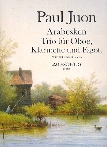 Arabesken op.73  für Oboe, Klarinette und Fagott  Partitur und Stimmen