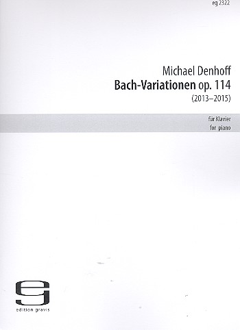 Bach-Variationen op.114  für Klavier  