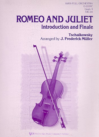 Introduction and Finale of Romeo and Juliet&nbsp;&nbsp;for orchestra&nbsp;&nbsp;score and parts (strings 8-8-5-5-5)