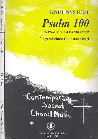 Psalm 100  für gem Chor und Orgel  Partitur