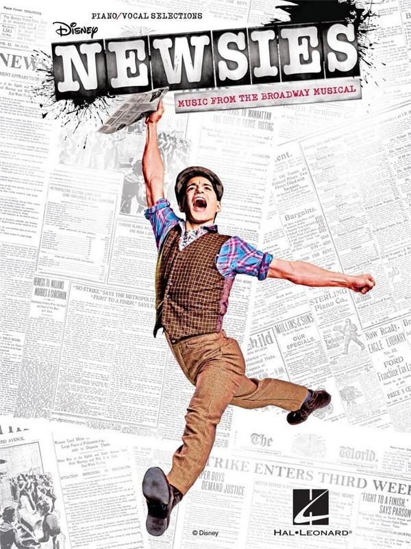 Newsies vocal selections  songbook piano/vocal/guitar  