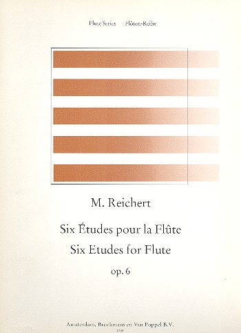 6 Etudes op.6  pour flûte  