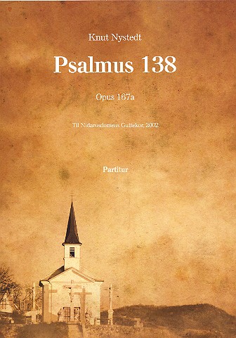 Psalmus 138 op.167a  for mixed chorus, violin and orchestra  score