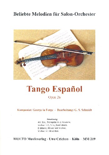 Tango Espanol op.26:  für Salonorchester  Stimmen