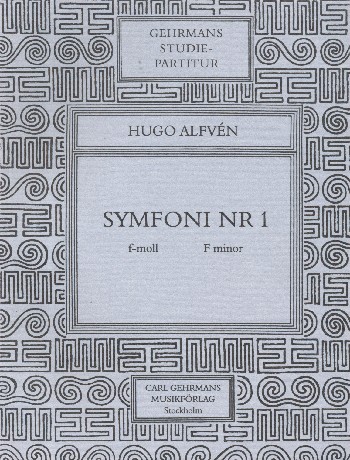 Sinfonie f-Moll Nr.1 op.7  für Orchester  Studienpartitur