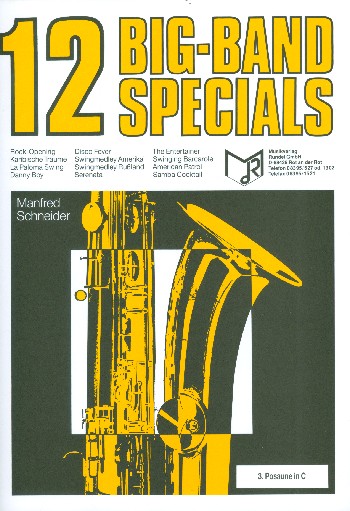 12 Big Band Specials:  für Big Band (Blasorchester  Posaune 3 in C