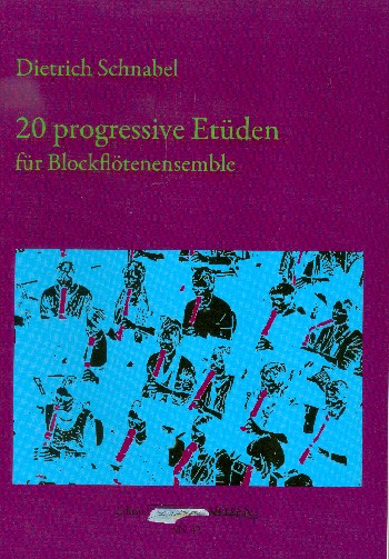 20 progressive Etüden&nbsp;&nbsp;für Blockflötenensemble&nbsp;&nbsp;Spielpartitur