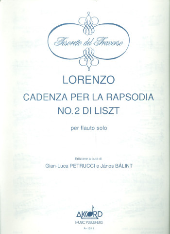 Cadenza per la Rapsodia no.2 di Liszt  per flauto  