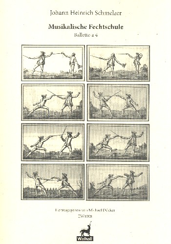 Musikalische Fechtschule&nbsp;&nbsp;für 2 Violinen, Violetta und Orgel&nbsp;&nbsp;Partitur und Stimmen