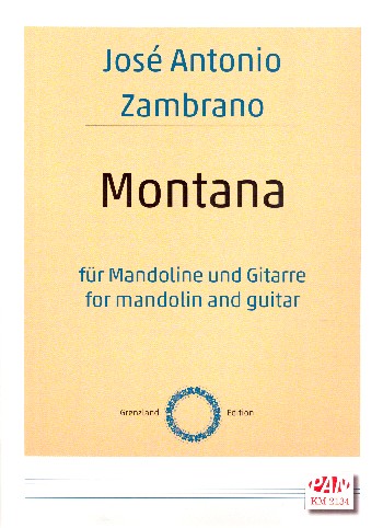 Montana  für Mandoline und Gitarre  Partitur und Stimmen