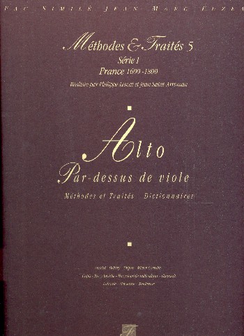 Methodes et traités vol.5  Serie 1 Par-dessus de viole  