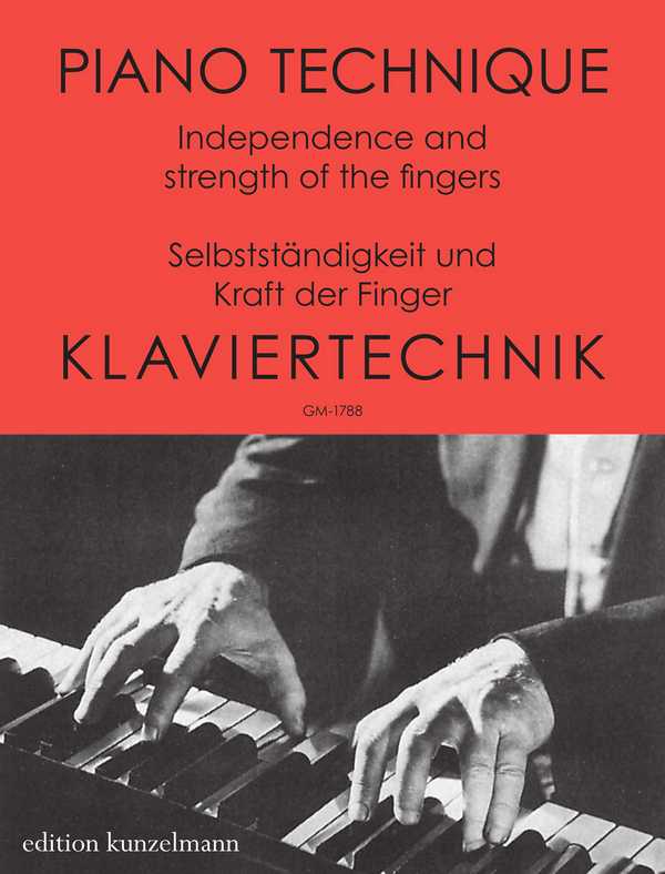 Klaviertechnik  &nbsp;&nbsp;Selbstständigkeit und Kraft der Finger&nbsp;&nbsp;
