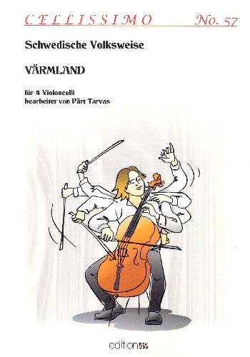 Värmland&nbsp;&nbsp;für 4 Violoncelli&nbsp;&nbsp;Partitur und Stimmen