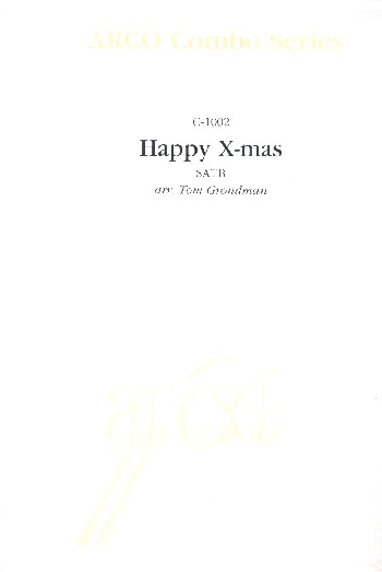 Hapy X-Mas (War is over)&nbsp;&nbsp;for mixed chorus and combo&nbsp;&nbsp;score, 4 chorus scores and instrumental parts