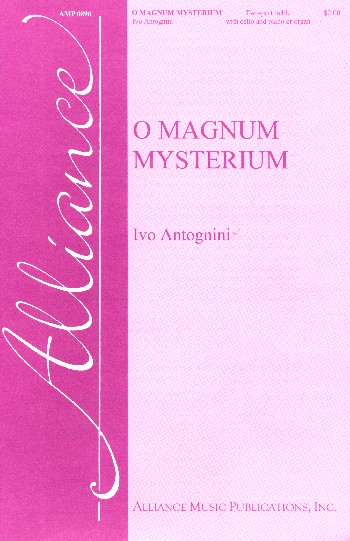 O Magnum Mysterium  for 2-part treble chorus, cello and piano or organ  score
