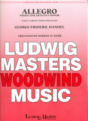 Allegro from Concerto in f Minor  for bass clarinet solo and piano  