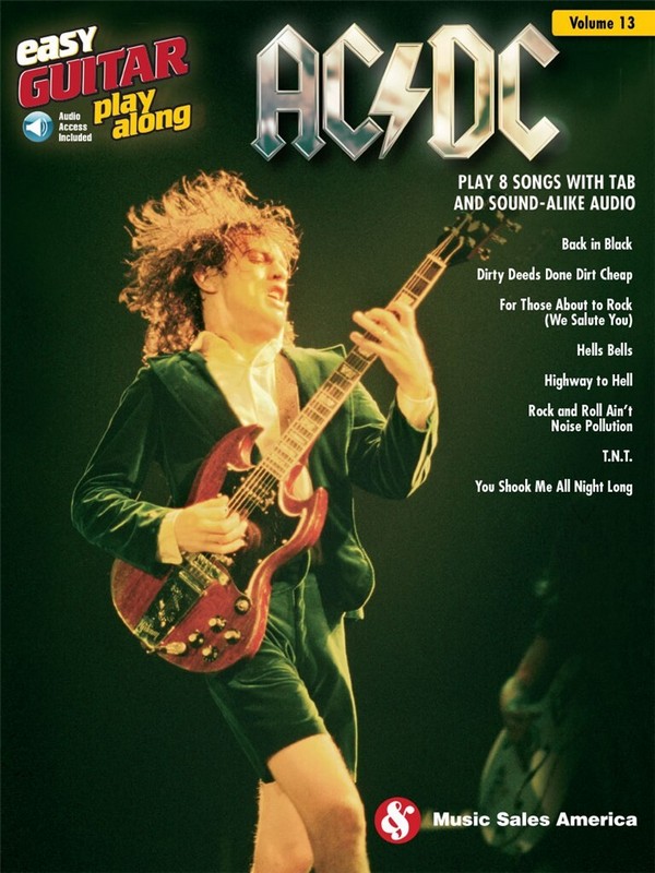 AC/DC (+Audio Access): easy guitar playalong vol.13&nbsp;&nbsp;songbook vocal/guitar/tab&nbsp;&nbsp;